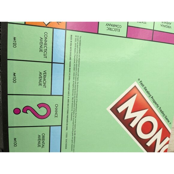 Vintage 2017 Monopoly Edition Game Replacement Board Instructions - Picture 6 of 8